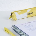 Estuche portatodo mini redondo serie Lava, amarillo MILAN 081129LVY