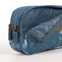 Estuche portatodo 3 cremalleras serie Lava, azul milan 081135LVB