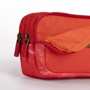 Estuche portatodo 3 cremalleras serie Lava, rojo milan 081135LVR 