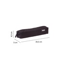 Portatodo mini redondo serie Shadow, negro milan 081129DW