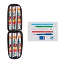 Kit 4 estuches con contenido serie especial Aliens, rojo milan