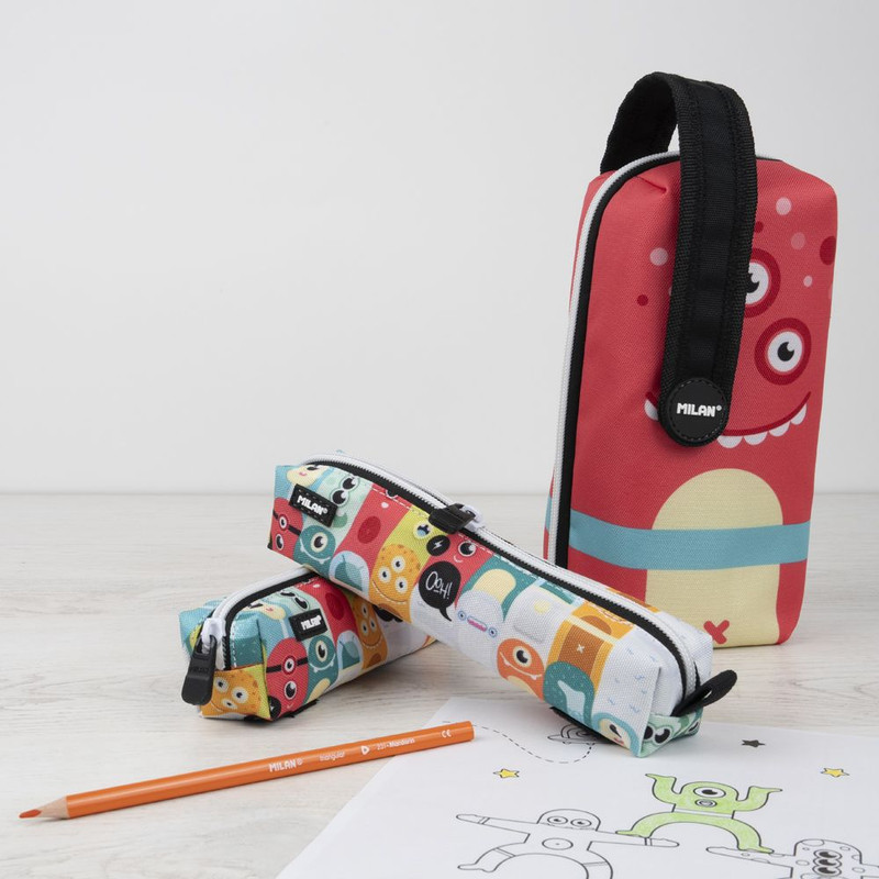 Kit 4 estuches con contenido serie especial Aliens, rojo milan
