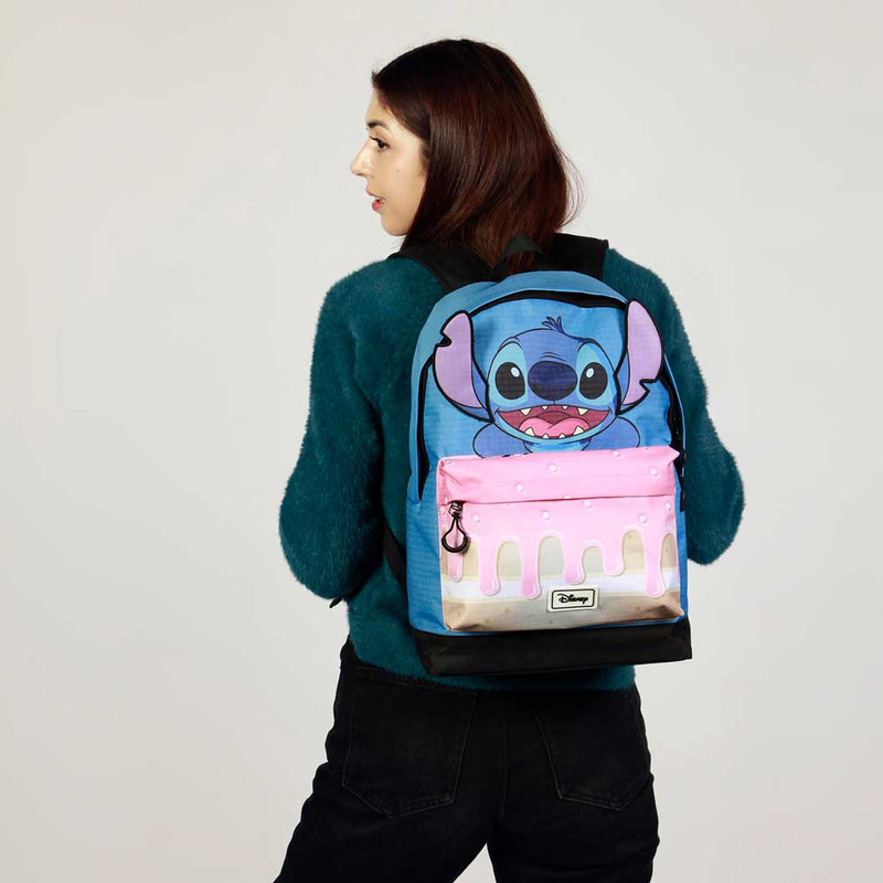 Disney Lilo y Stitch Cake Mochila HS FAN 2.2, Azul KARACTERMANIA 7615