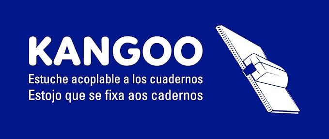 Oxford B-Smart, Estuche Escolar 3 Compartimentos NEGRO