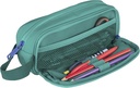 Oxford B-Smart, Estuche Escolar 3 Compartimentos verde