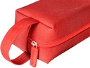 ESTUCHE PORTATODO LIDERPAPEL CLASSIC RECTANGULAR CON ASA 210X70MM ROJO
