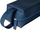 ESTUCHE PORTATODO LIDERPAPEL CLASSIC RECTANGULAR CON ASA 210X70MM AZUL MARINO