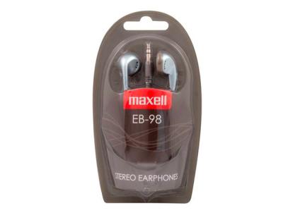 AURICULAR MAXEL BLACK-SILVER 1,2 M