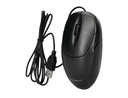RATON Q-CONNECT OPTICO 800 DPI USB 1,5 GHZ NEGRO CON CABLE