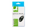 RATON Q-CONNECT OPTICO 800 DPI USB 1,5 GHZ NEGRO CON CABLE