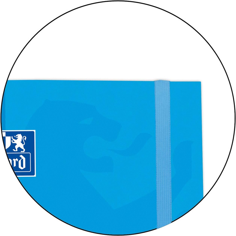 CARPEBLOC OXFORD 4AN 100H A4 5X5 TURQUESA