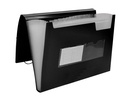 Carpeta liderpapel clasificador fuelle polipropileno din a4 negro opaco 13 departamentos.