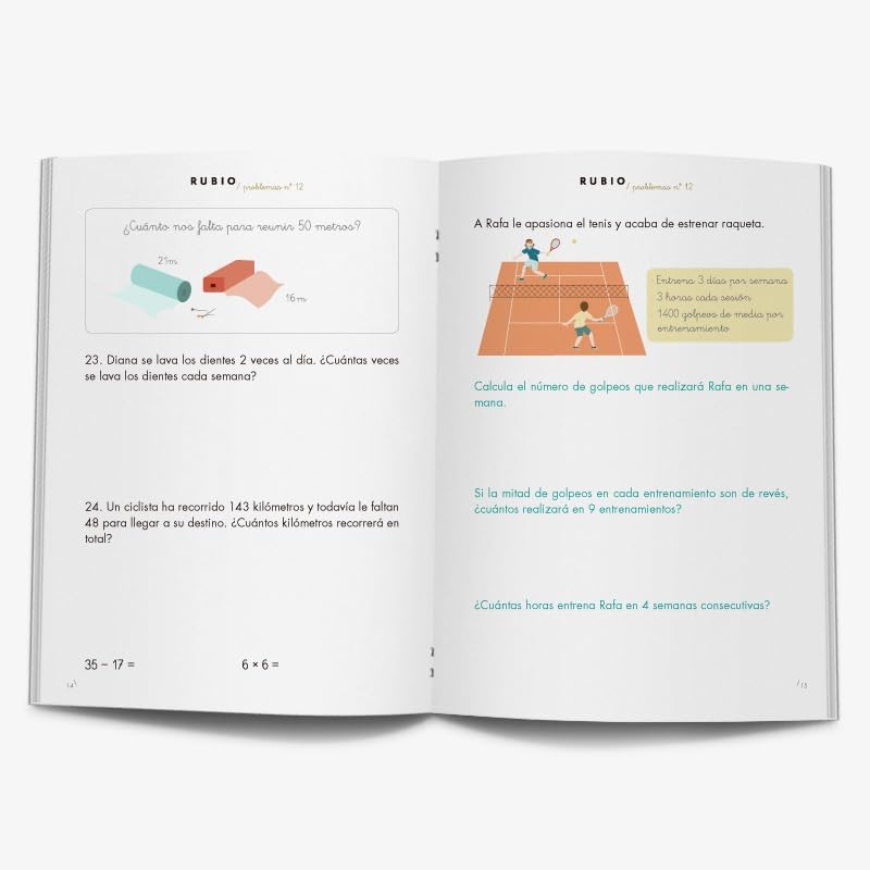 Rubio PR-12 - Cuaderno problemas (Operaciones y Problemas RUBIO)