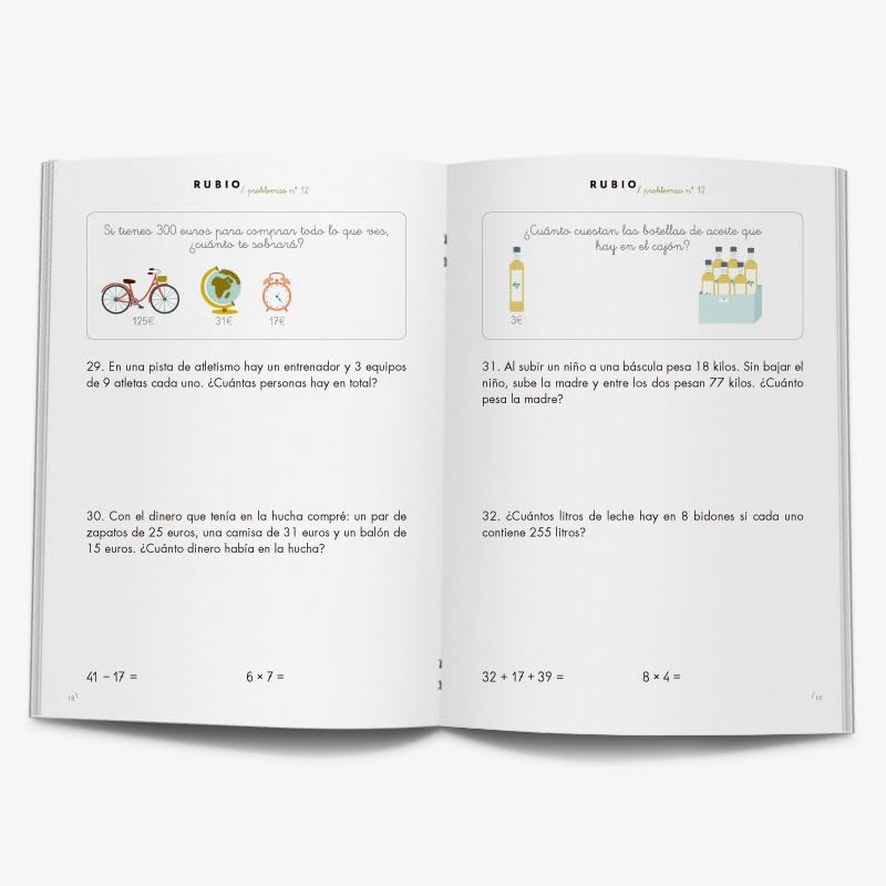 Rubio PR-12 - Cuaderno problemas (Operaciones y Problemas RUBIO)