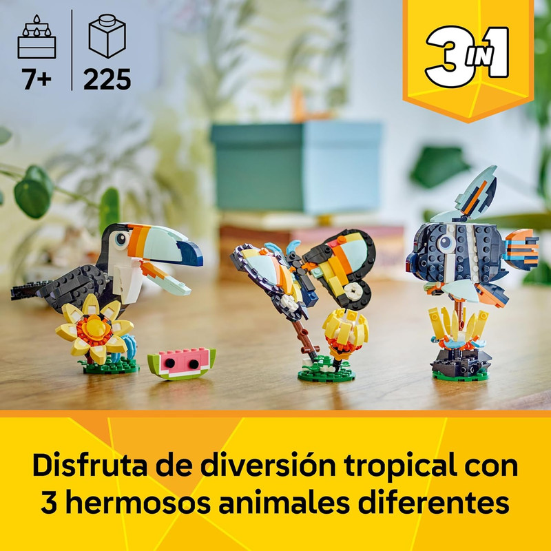 Fauna Salvaje: Tucán Tropical LEGO 31173