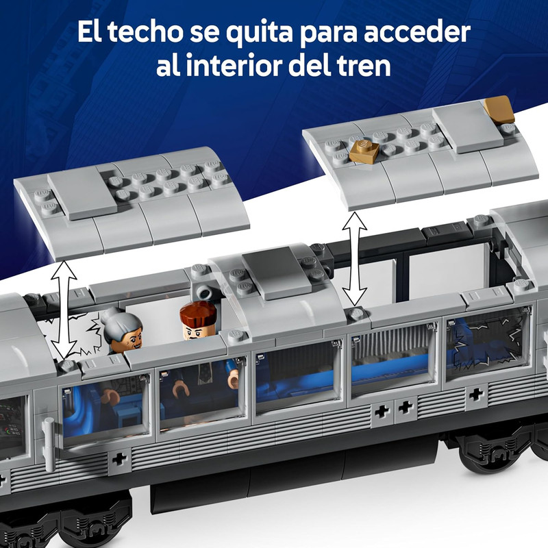 Spider-Man vs. Doc Ock: Escena del Tren Subterráneo LEGO 76321