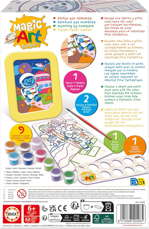 NUMBER ART +6 ESCENA ESPAC F EDUCA 20406