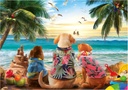 PUZZLE 1000 PERROS EN LA PLAYA EDUCA 20291