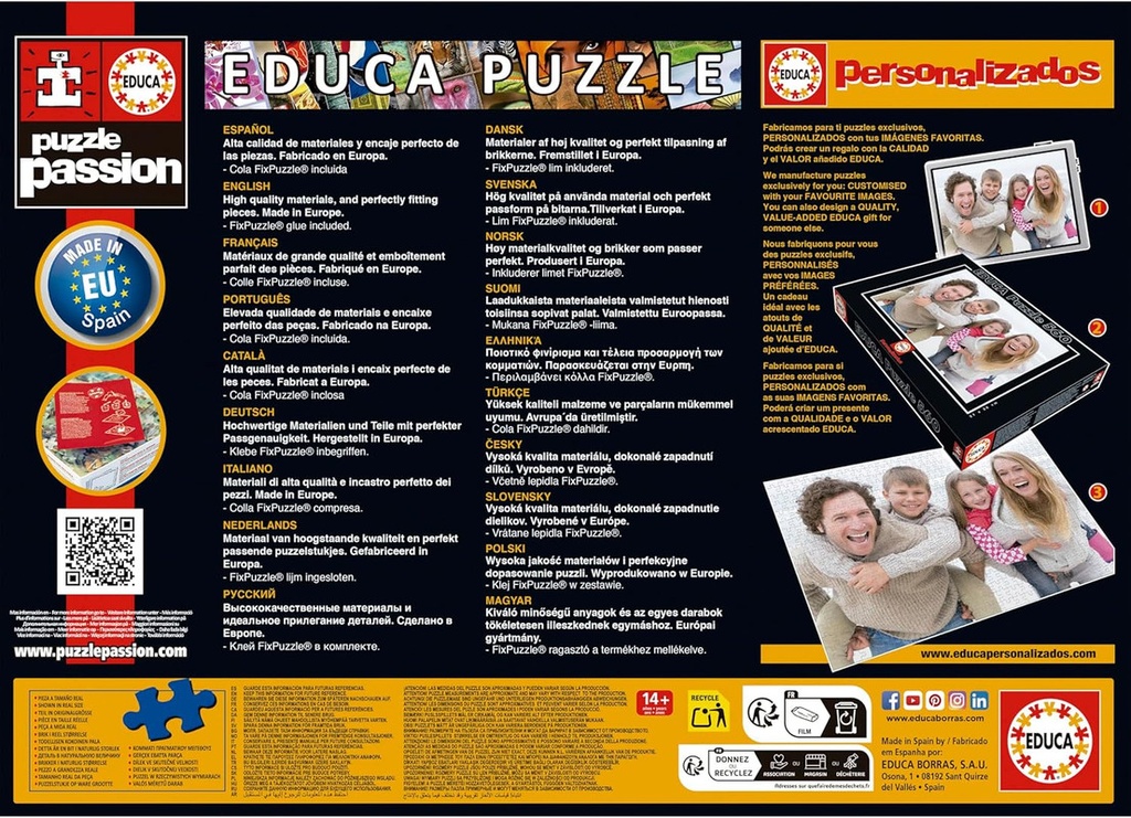 PUZZLE 1000 PERROS EN LA PLAYA EDUCA 20291