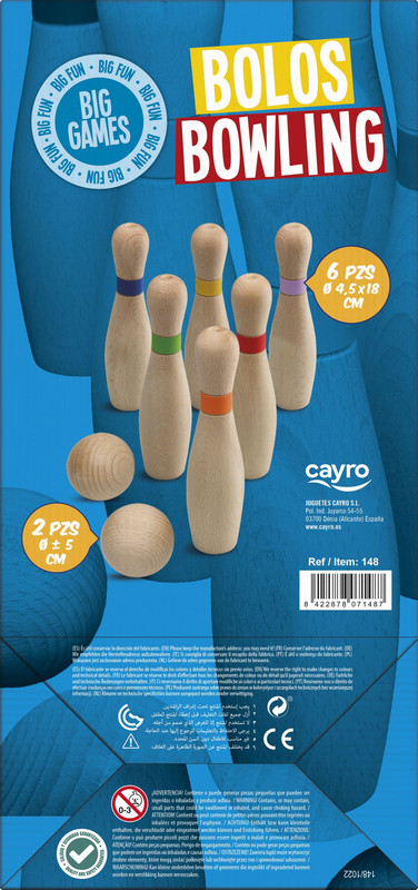 BOLOS MADERA CAYRO 148