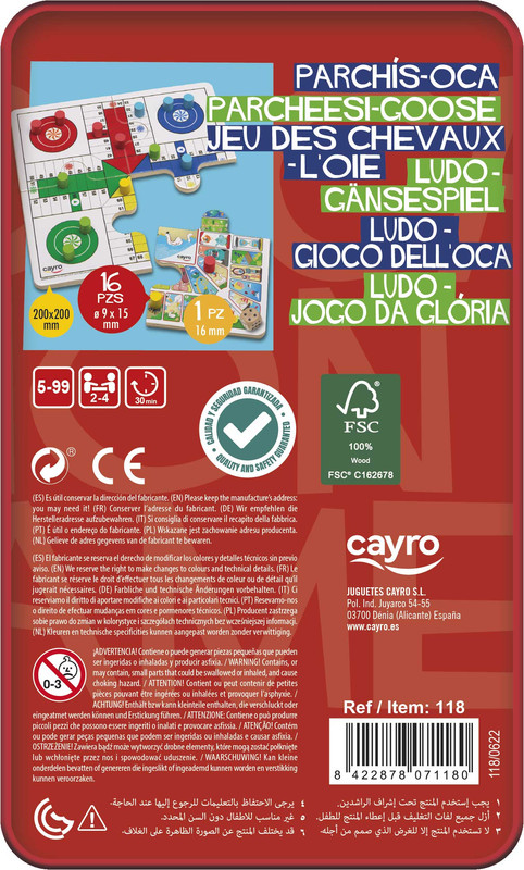 PARCHÍS - OCA FSC - METAL BOX (MADERA FSC) CAYRO 118