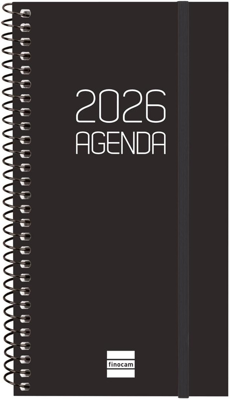 AGENDA FINOCAM OPAQUE E9 SVH 2026 NEGRE CAT+ 742746026