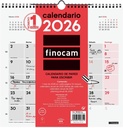 CALENDARIO PARED 2026 ESCRIBIR 30X30