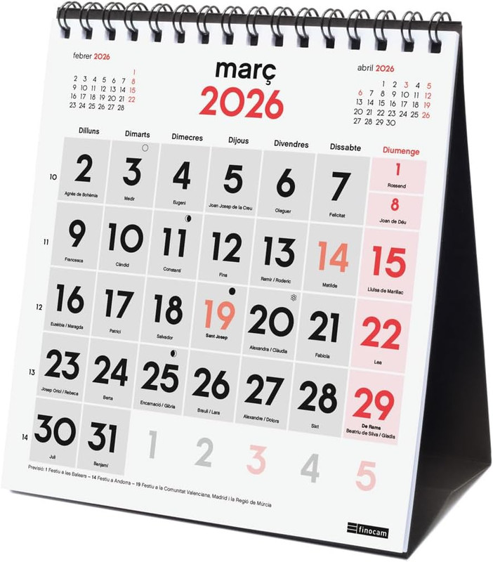 CALENDARIO SOBRET.N:GRANS XS 2026 CAT+