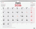 CALENDARIO PARET MIXT XL 2026 CAT+