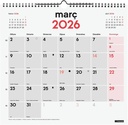 CALENDARIO PARET ESCRIURE L 2026 CAT+