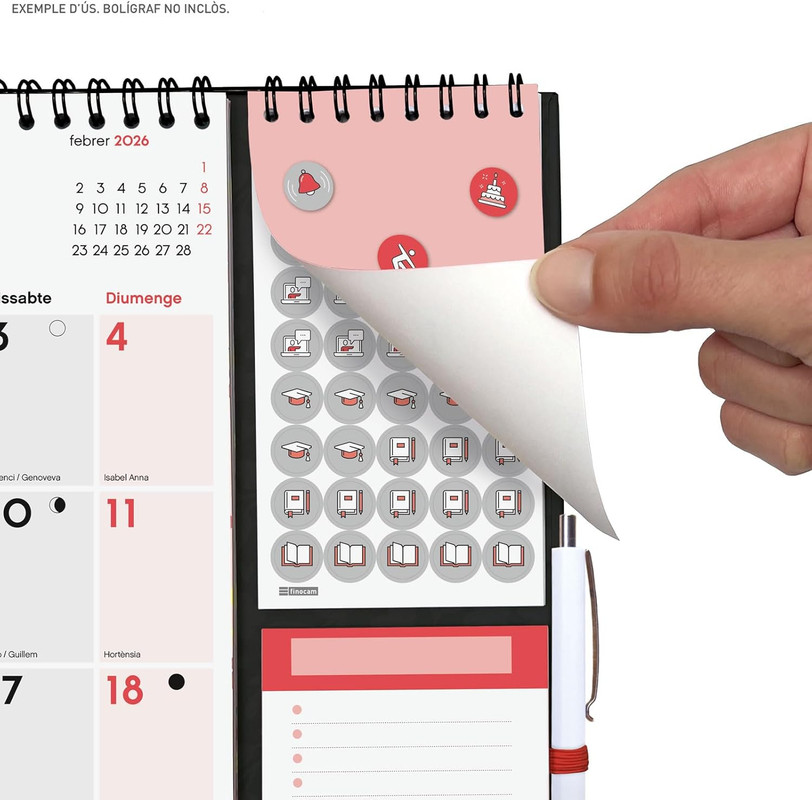 CALENDARIO PARET ESCRIURE PLUS 2026 CAT+