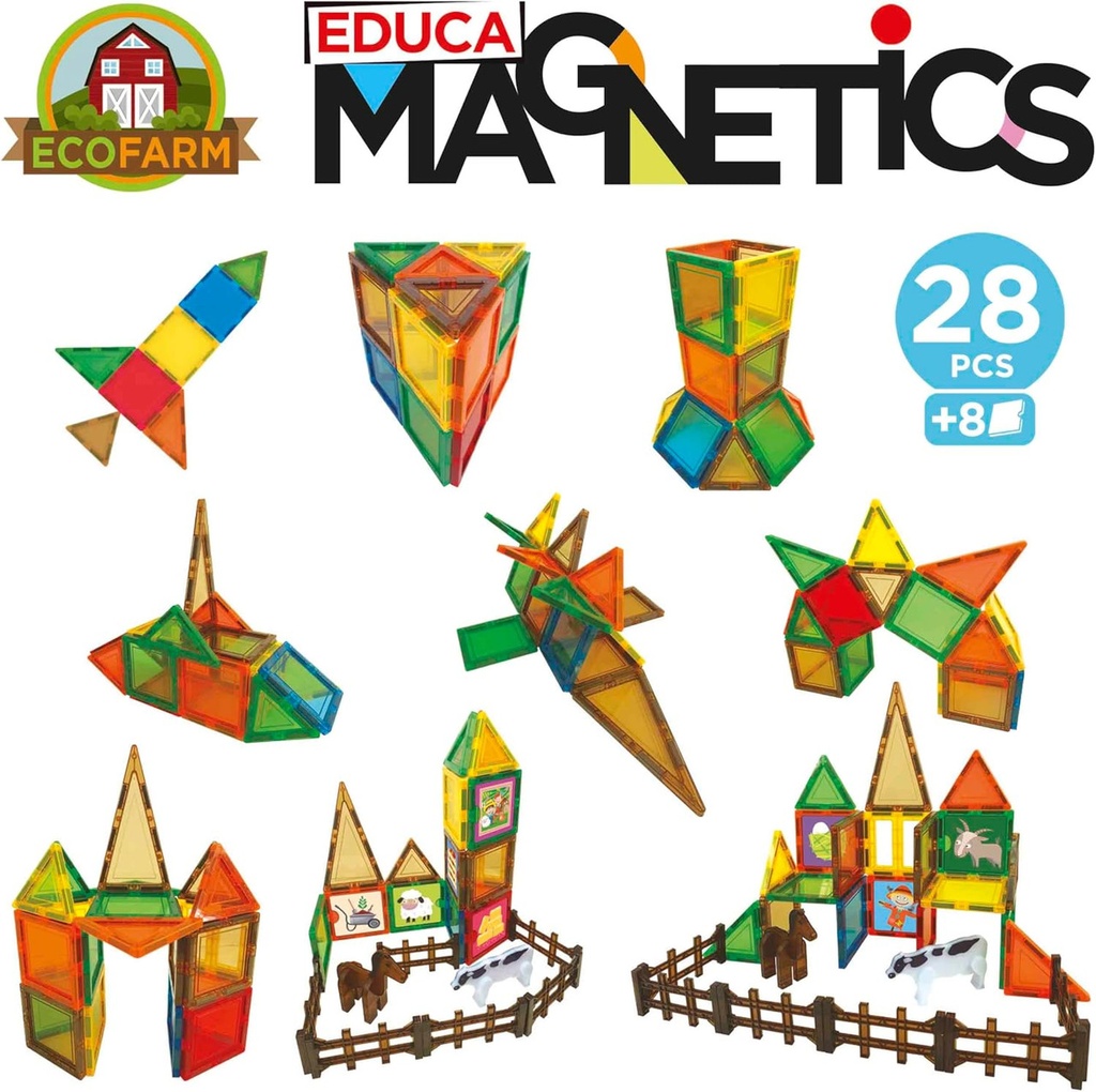 EDUCA MAGNETICS ECO FARM 28p EDUCA 20269