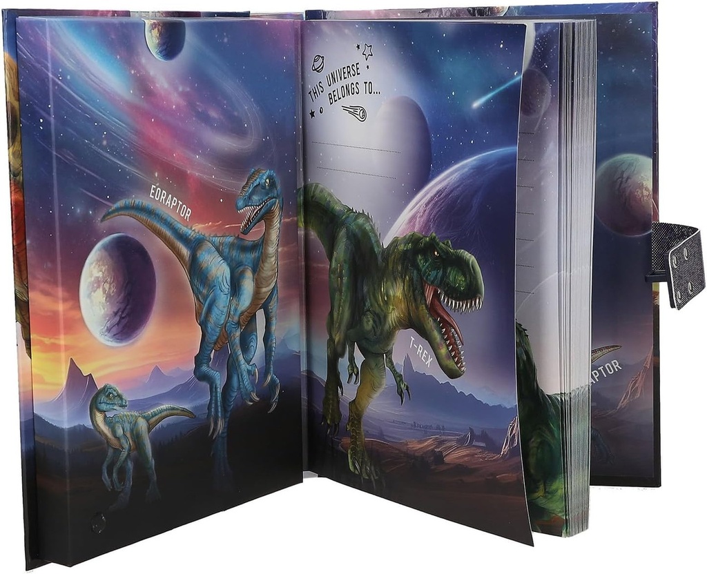 Dino World diario con código y sonido TOPMODEL 13581