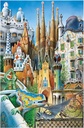 PUZZLE 1000 COLLAGE GAUDÍ MINIATU EDUCA 20376