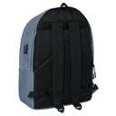 MOCHILA DOBLE PARA PORTATIL 15,6"+USB MUNICH BASICOS "GRIS"