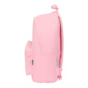 MOCHILA PARA PORTATIL 14,1" BENETTON BASICS "ROSA PASTEL"