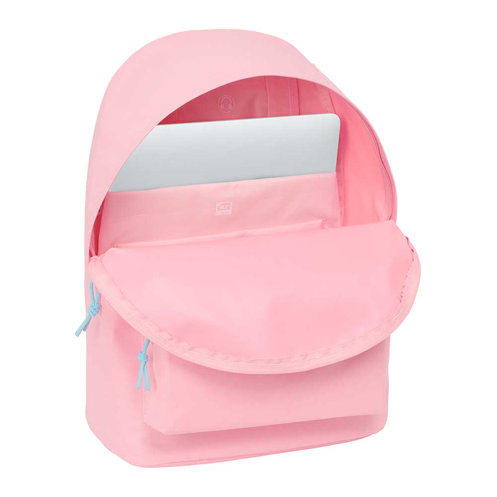 MOCHILA PARA PORTATIL 14,1" BENETTON BASICS "ROSA PASTEL"