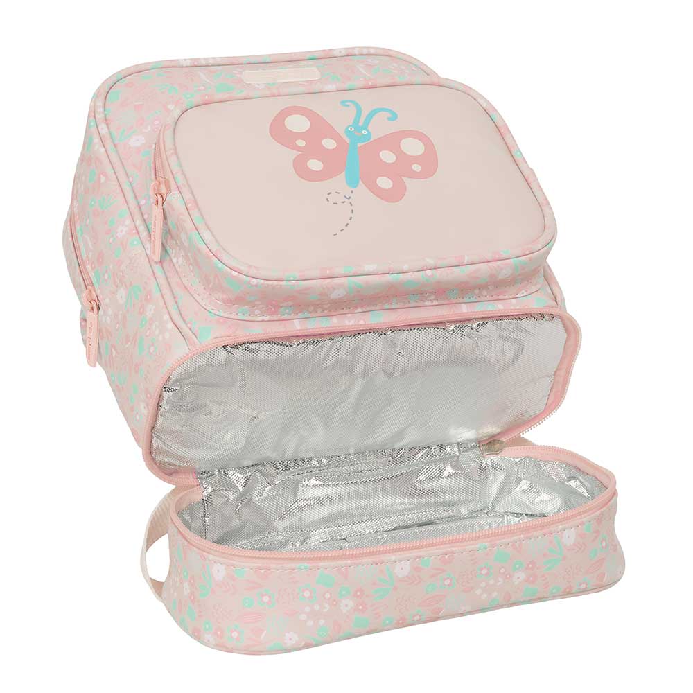 MOCHILA NEVERA GUARDERIA SAFTA PREESCOLAR "MARIPOSA"