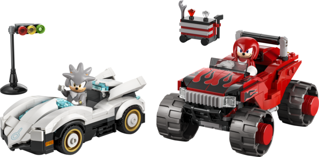 Coche de Silver vs. Monster Truck de Knuckles 77118