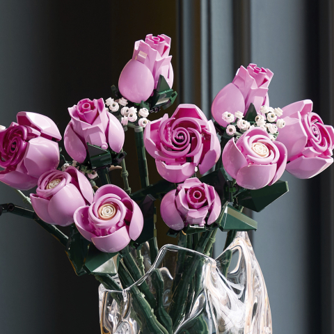 Ramo de Rosas Rosadas LEGO 10374