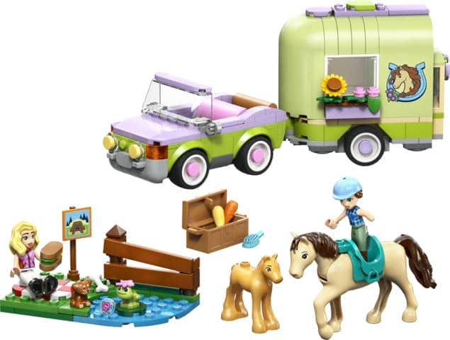 Remolque para Caballo y Potrillo LEGO 42695