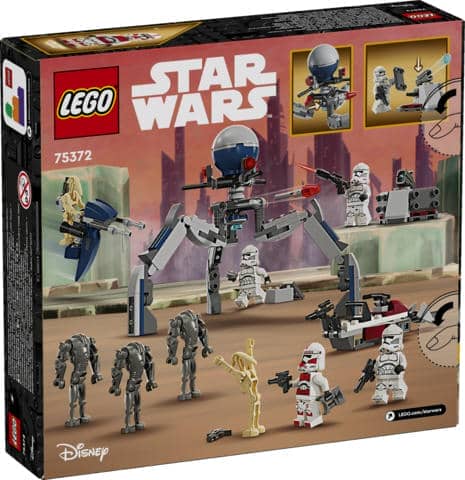 Pack de Combate: Soldado Clon y Droide de Combate LEGO 75372