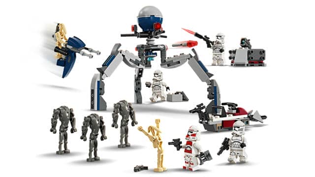 Pack de Combate: Soldado Clon y Droide de Combate LEGO 75372