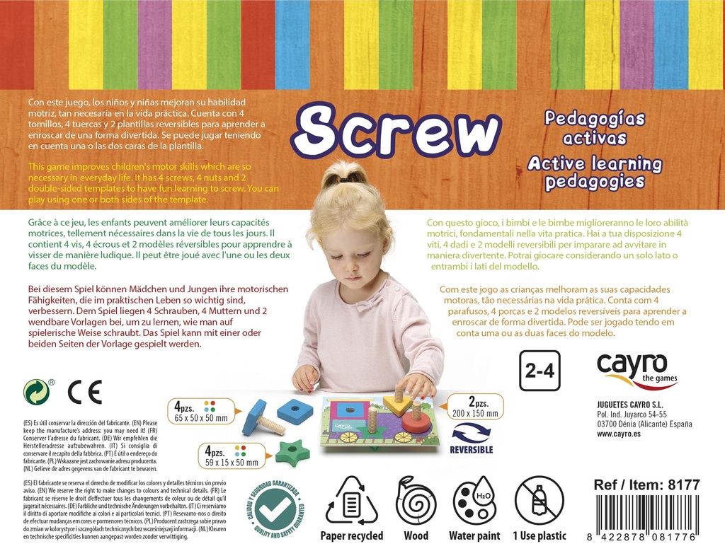 SCREW CAY8177 JUEGOS DE MESA