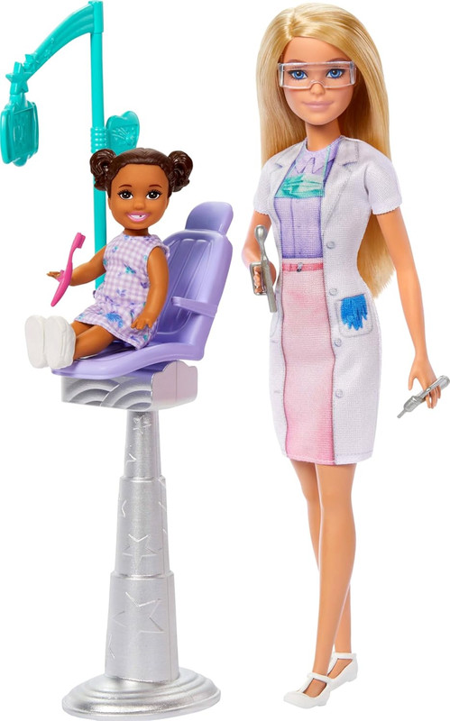 MUÑECA BARBIE TÚ PUEDES SER DENTISTA JCR74 MATTEL