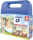PUZZLE MALETA 2x20 BLUEY EDUCA 20348