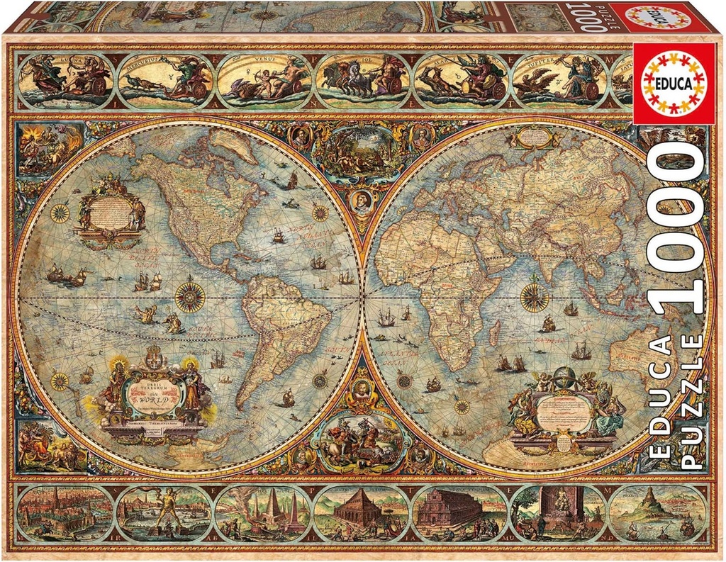 PUZZLE 1000 ORBIS TERRARUM FSC(R) EDUCA 20173