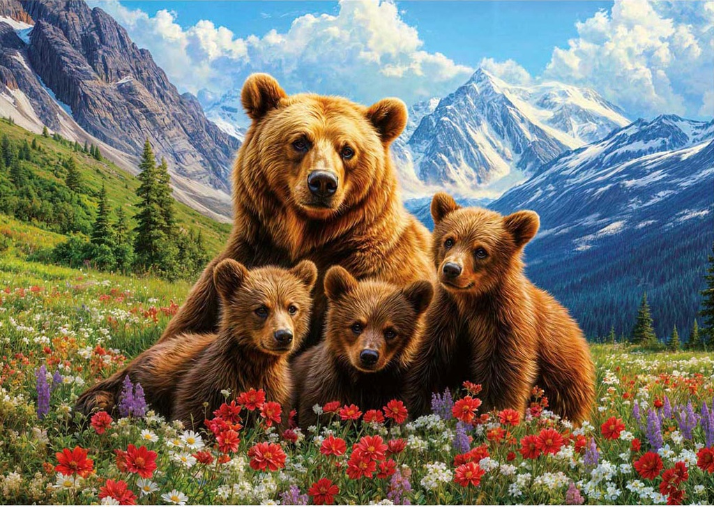 PUZZLE 1000 OSOS GRIZZLY CANADÁ FSC EDUCA 20553