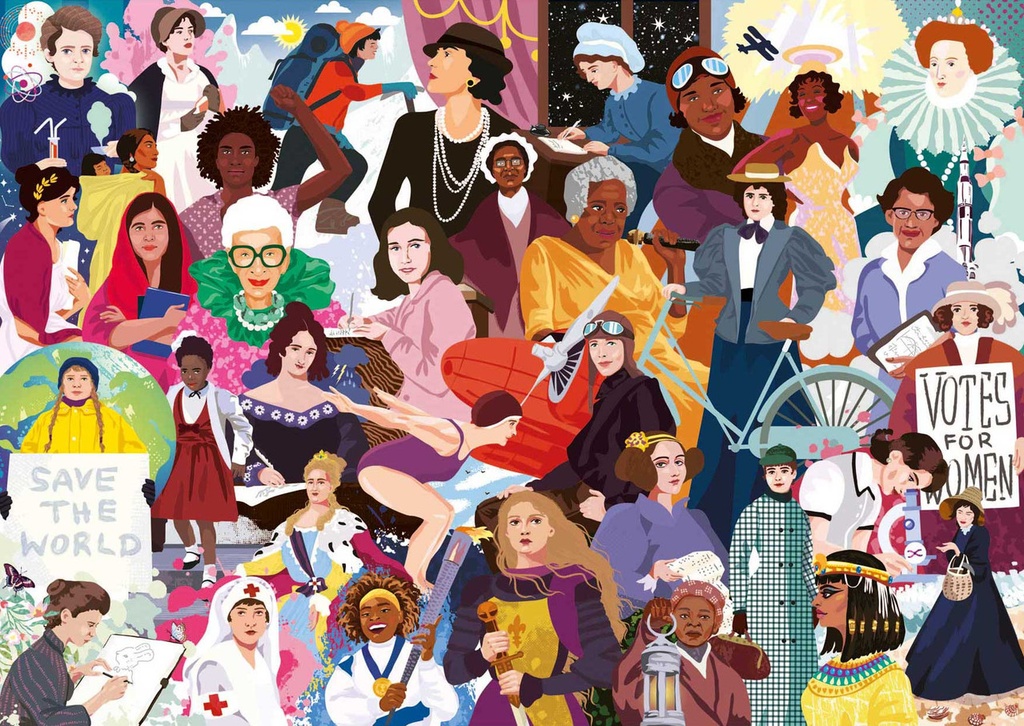 PUZZLE 1000 MUJERES ICÓNICAS FSC(R) EDUCA 20556