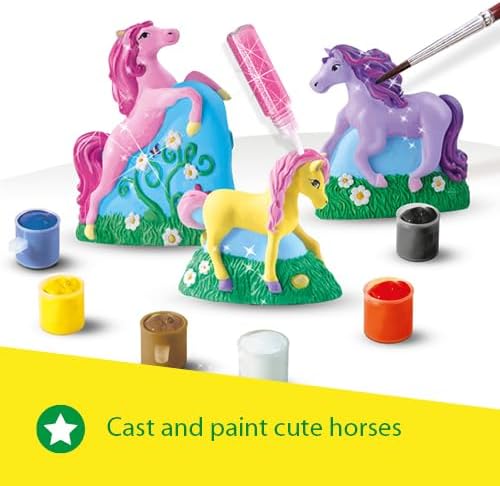 MOLDEAR Y PINTAR 3 CABALLOS SES S01356